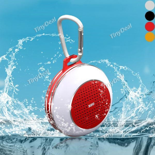 New Mini Portable Waterproof LED Flashing Light Wireless Bluetooth Speaker with FM TF Hand-free Call for Smartphone