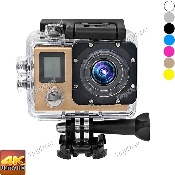 B6 Action Camera 150° Outdoor 4K Ultra HD Sports Camera DV 2.0'' LCD 30M-Waterproof WiFi Control Anti-Shake