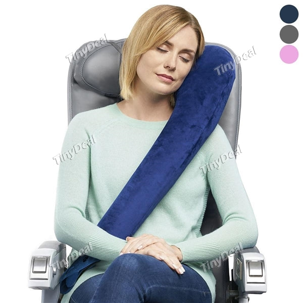 Inflatable Travel Pillow Air Inflation Rest Pillow Foldable Lightweight Soft-Feeling for Travel Office