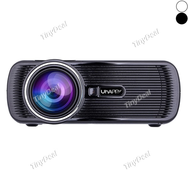 UHAPPY U80 PRO Full HD 1080P LCD Mini Projector 1000LM 800x480 Pixels 1GB RAM 8GB ROM Android 6.0 Home Projector