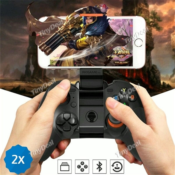 4pcs Bluetooth Gamepad RK GAME 4th Gaming Controller Ergonomics for Android iOS Windows Devices