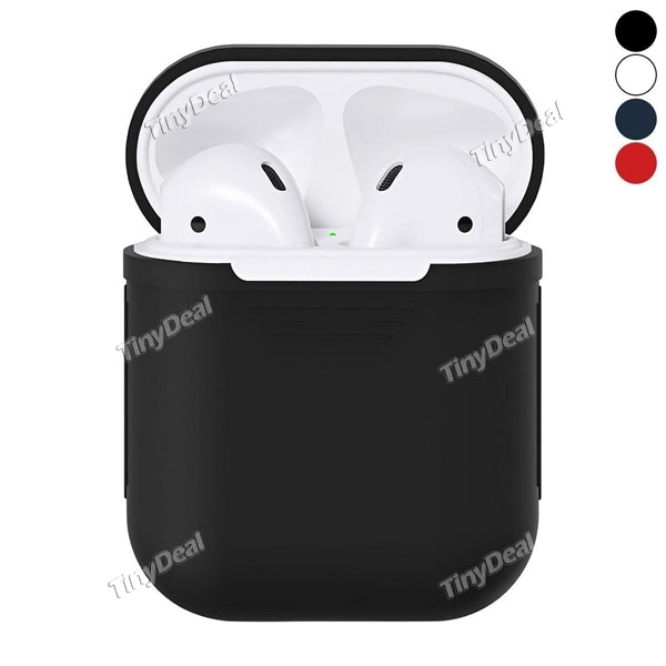 For Apple Airpods Silicone Case Protective Cover Pouch Anti-Lost Protector Sleeve Case for Airpods Accessories