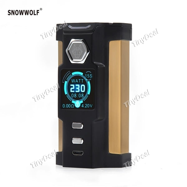 Authentic Snowwolf Vfeng 230W TC VW Box Mod APV With 1.3 Inch TFT Color Screen - Black