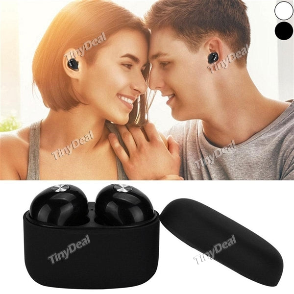 True Wireless Earbuds TWS Super Mini Headphone CSR Bluetooth 4.2 Earphone Charging Box