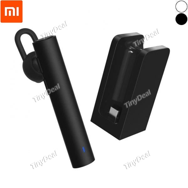 XIAOMI Bluetooth Earphone with Power Dock 320mAh Battery Bluetooth Headset Kit for Universal Cellphone Tablet