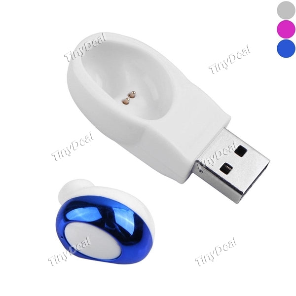 M18 Super Mini Earbud with Magnetic Charging Dock Bluetooth4.1 Invisible Earphone for Cellphone Tablet PC