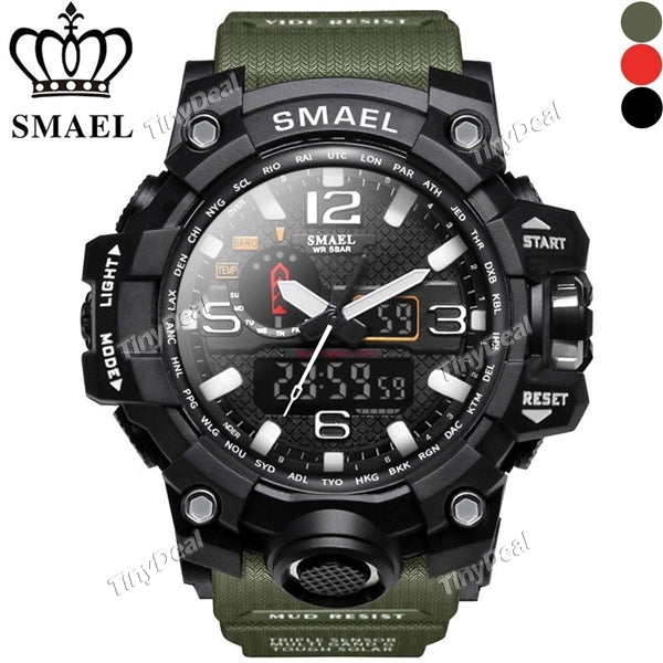 SMAEL™ Creative Watch Men Military Watches Man SL1545 50M-Waterproof Outdoor Sport Wristwatches