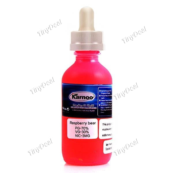Authentic Karnoo Raspberry Bear 60ML E-juice 3MG Nic E-Liquid for Electronic Cigarettes e-Ciga