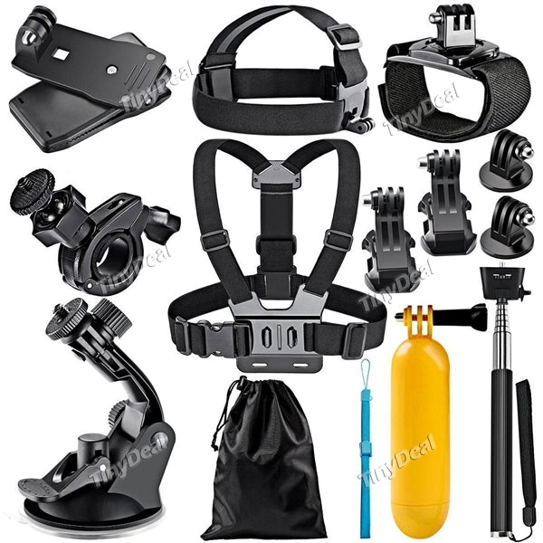 12 in 1 GoPro Accessories Kit with Storage Bag Outdoor Sports Combo Kit for Action Camera GoPro Hero