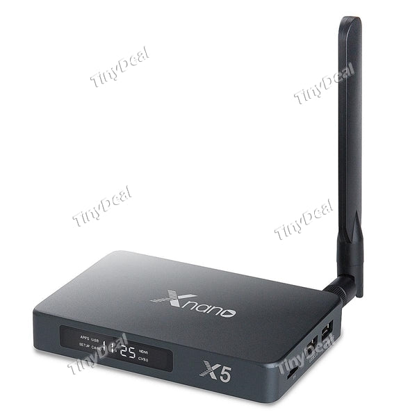 Xnano X5 TV BOX Android 6.0 TV Box Realtek RTD1295 DDR4 1GB 8GB SATA USB 3.0 5DB External Atenna 2.4/5.8G Dual WiFi