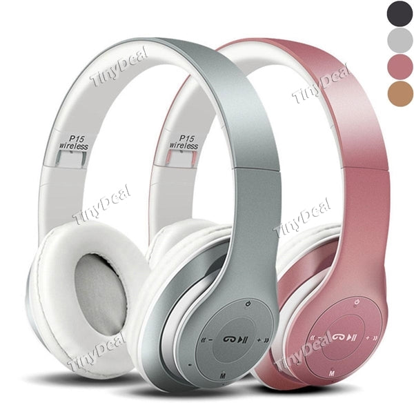 P15 FM Radio Bluetooth Headset Auriculares Wireless Stereo Earphones Headphone With Mic Bluetooth Handsfree