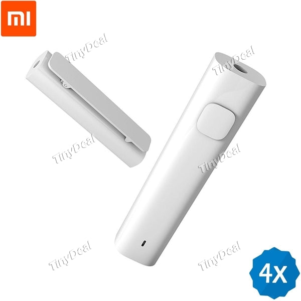 4pcs Original XIAOMI Bluetooth Audio Receiver Plug Play HiFi Audio for Universal 3.5mm Earphone Speaker