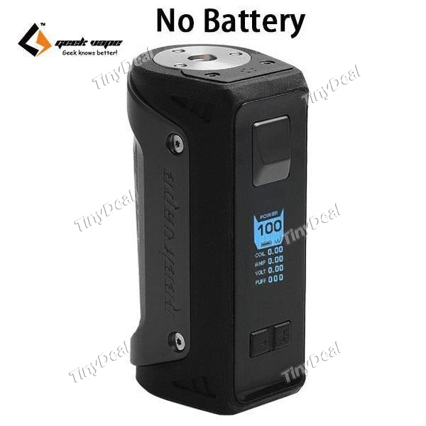 Authentic GeekVape Aegis 100W 18650 / 26650 Waterproof Shockproof Dustproof Box Mod - Stealth Black