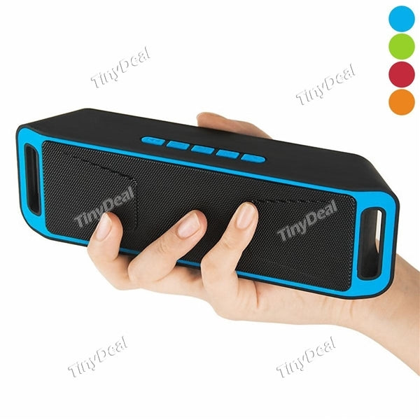 Portable Speakers Wireless TF USB FM Radio Built-in Mic Dual Speakers Bass Sound Subwoofer Bluetooth 4.0