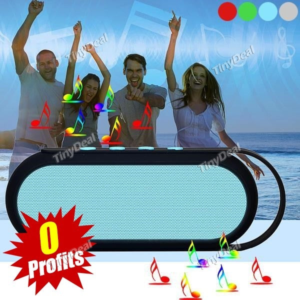Portable Bluetooth Speaker with FM TF Hand-free Call for Smartphone Tablets