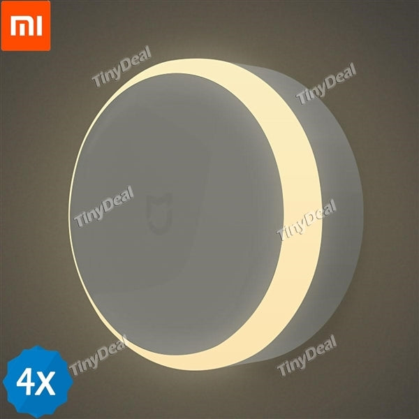 4pcs Original XIAOMI Smart Night Light LED Infrared Human Body Motion Sensor Night Light for Home Bedroom