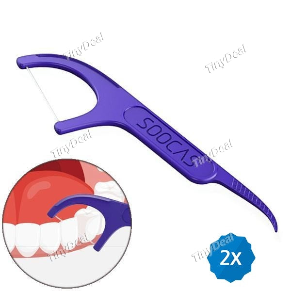 4 Set of Original XIAOMI SOOCAS Dental Floss 1Set/50PCS 3-in-1 Professional Toothpick FDA Certificate for Dental Care