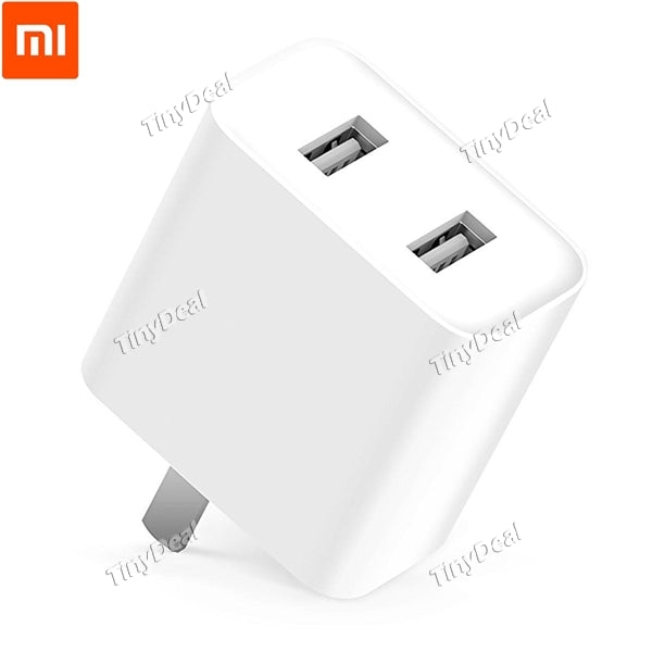 Original Xiaomi USB Charger 2 Port Quick Charge QC3.0 Travel Wall Charger for iPhone iPad Samsung