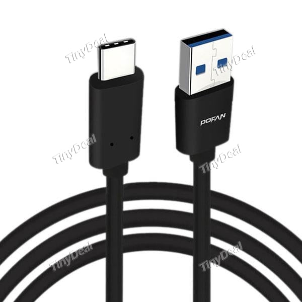 POFAN USB Type C Cable USB 3.0 to Type C Speed Charging Cable Data Cable Charging Speed up to 30%