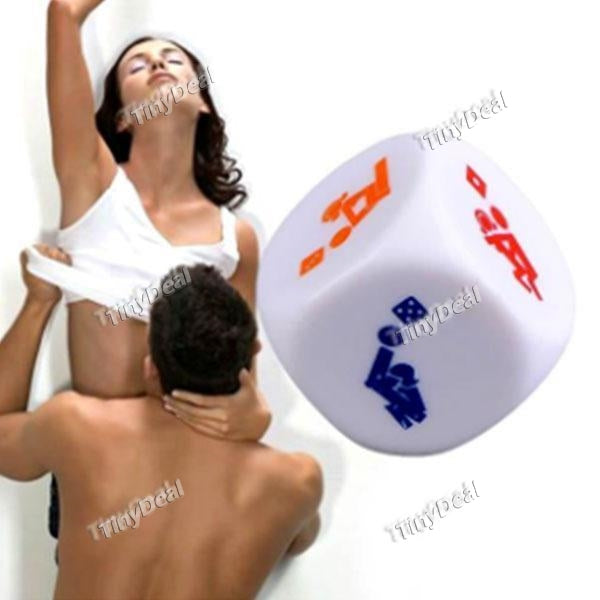Naughty Intimate Truth-or-Dare Six-sided Dice with 6 Colorful Images (Small)