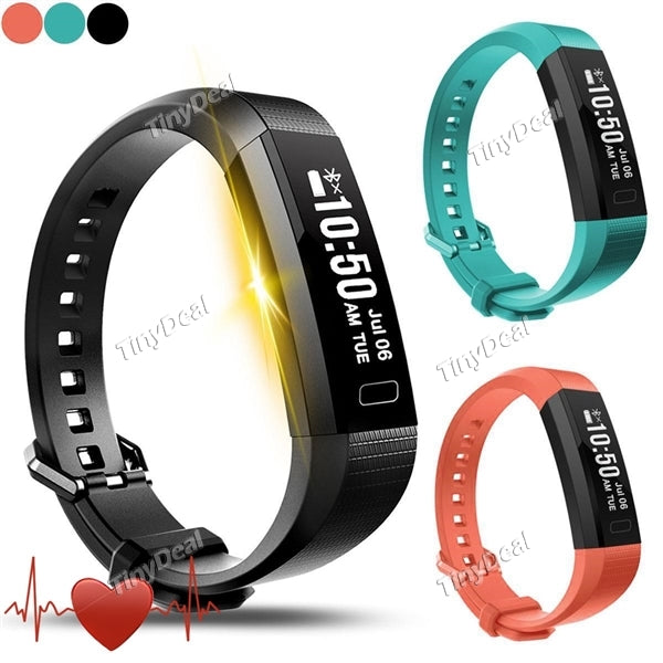 Y11 0.87'' OLED Wristband Smart Bracelet Real Time Heart Rate Monitor Smart Notifications Fitness Tracker IP67 Waterproof