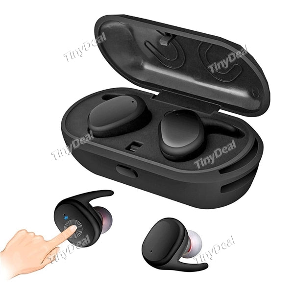 JH-S9100 Touch Control Bluetooth 4.1 Waterproof In-Ear Wireless Headset Microphone Sport Earphone for iPhone Android Phone