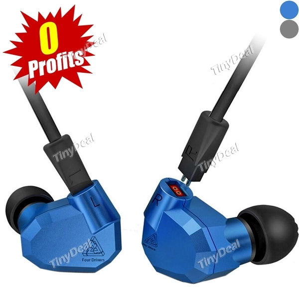 KZ ZS5 Detachable HiFi Fidelity Extra Bass Earbuds Earphones with Detachable Cable