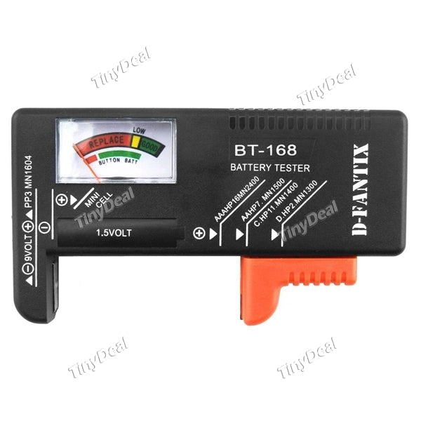Battery Capacity Tester Battery Checker Detector for AA AAA C D 9V 1.5V Button Cell Batteries