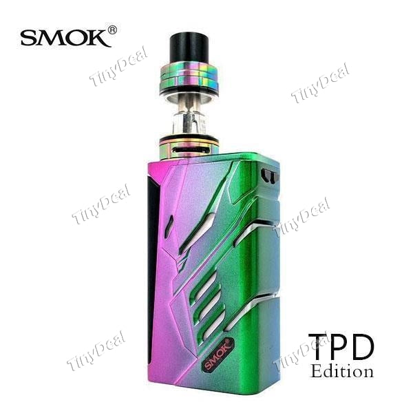 Authentic Smoktech T-Priv 220W Mod 2ml EU TPD Version 24.5mm TFV8 Big Baby Starter Kit - 7 Color