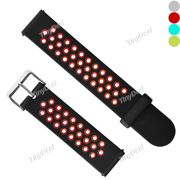 Adjustable Replacement 20mm Silicone Sport Bracelet Strap Band for Xiaomi Huami Amazfit Youth Smart Watch