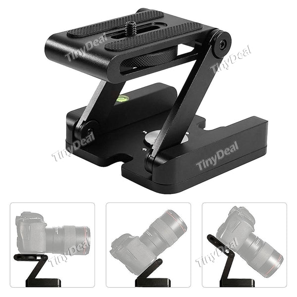 1/2/4/6 pcs Foldable Z Shaped Desktop Stand Holder Mount Tripod Flex Tilt Ball Head Bracket