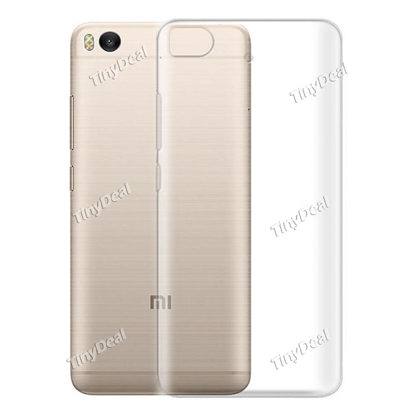 Transparent Soft Silicone TPU Cover Case Ultra Thin Slim Phone Protective Case Cover for XIAOMI Mi 5s