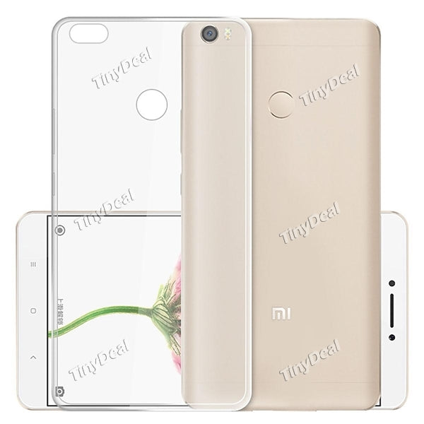 Transparent Soft Silicone TPU Cover Case Ultra Thin Slim Phone Protective Case Cover for XIAOMI Max