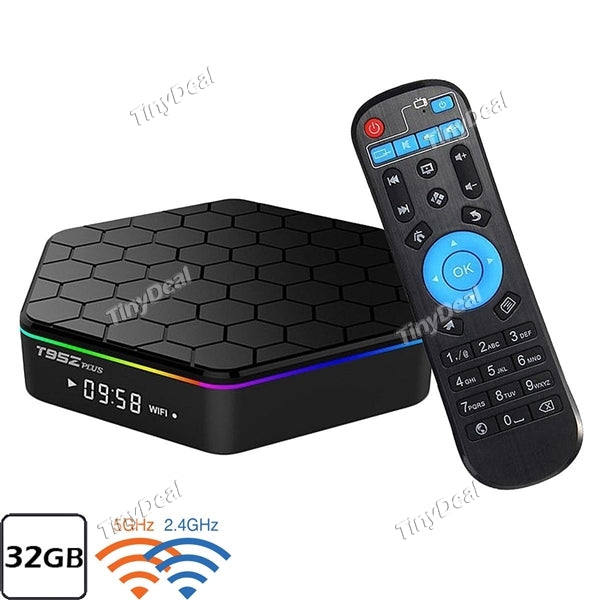 T95Z Plus TV Box Android 6.0 Amlogic S912 Octa Core 4Kx2K 2.4G+5G Dual Band WiFi 3G RAM 32G ROM Smart Media Player