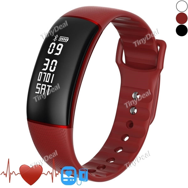 A69 Bluetooth Smart Bracelet 0.87'' OLED IP67 Waterproof Heart Rate Monitor Blood Pressure Call SMS Reminder for Android iOS