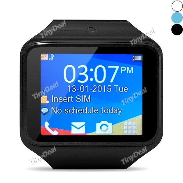 KANXINDA 2.0 Music Watch Bluetooth Touch Screen Watch Phone Dual SIM Card Dual Standby 0.3MP Camera MP3/4 TF Card Music Playing