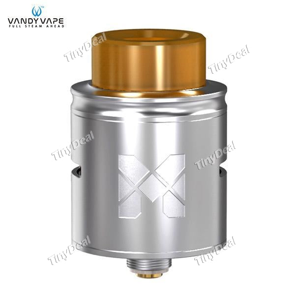 Authentic VandyVape Mesh RDA 24mm Rebuildable Dripping Atomizer - Silver