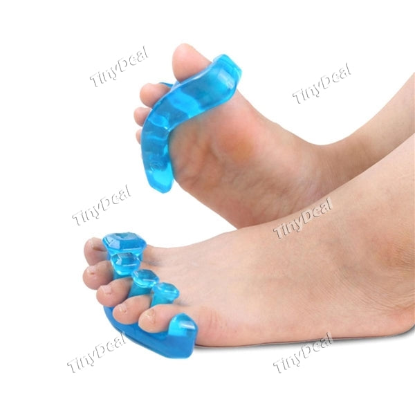 1/2/4 pcs Gel Toe Stretcher Separator Reduces Foot Pain Yoga Health Massage Relief for Feet Fight Bunions