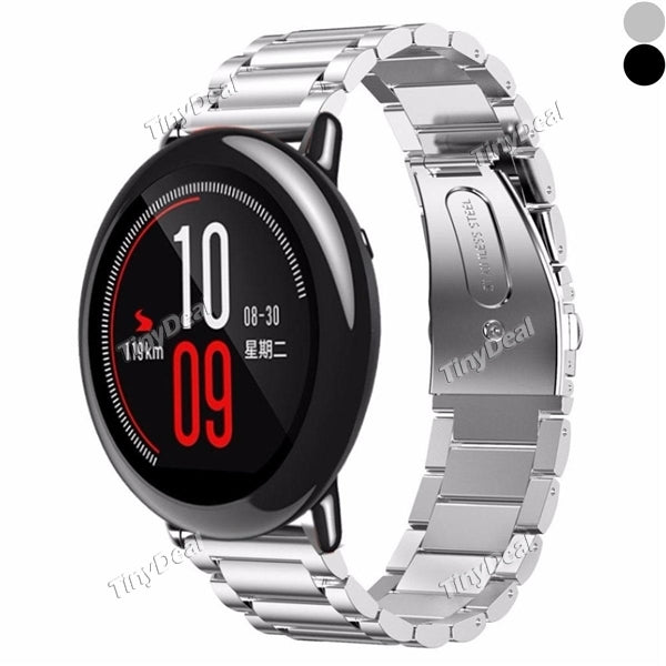 22mm Stainless Bracelet Smart Watch Band Strap For Xiaomi Huami Amazfit A1602 Watch