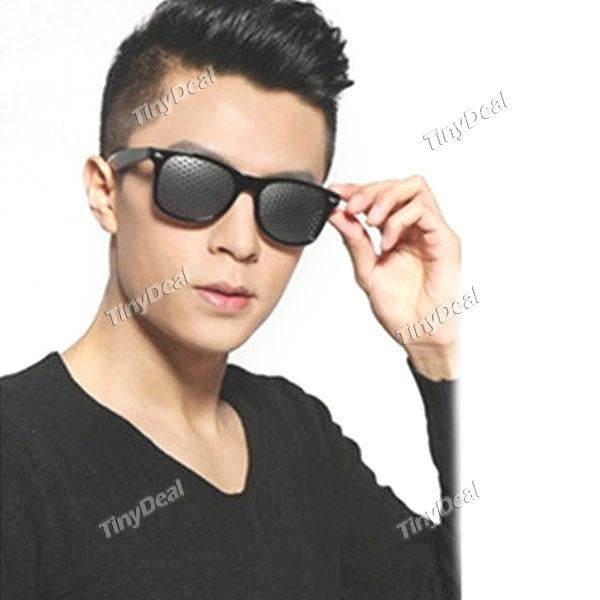 HZ12065 Vision Care Pinhole Sunglasses Anti-myopia Pinhole Glasses Eyesight Improve Healing Anti-fatigue