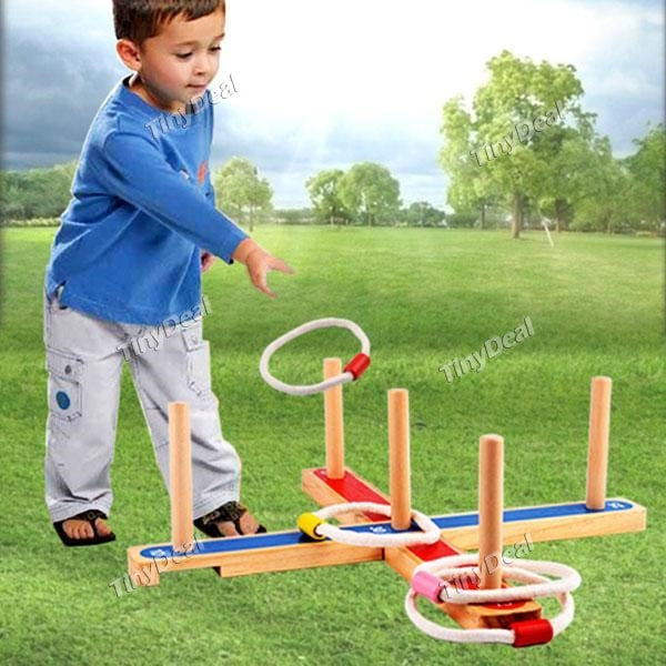 Maggift Ring Toss Game with 5 Rope Rings Carrying Bag Game for Kids Adults Indoor or Outdoor Game