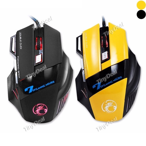 IMice X7 USB Gaming Mouse 7 Button 5500DPI LED Optical Wired Cable Computer Mouses Gamer Mice for PC Laptop