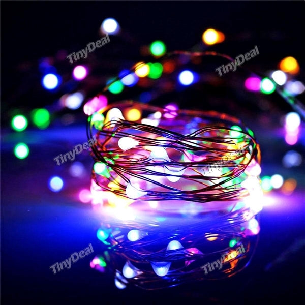 YWXLight String Light Flash 5m 50-LED Multi-color Waterproof Decoration Lights for Christmas Wedding Party