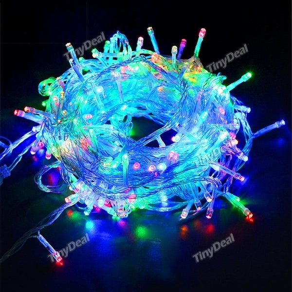 YWXLight String Light 5m 100-LED 8 Mode Flash Color Changing Multi-color Waterproof Decoration Lights