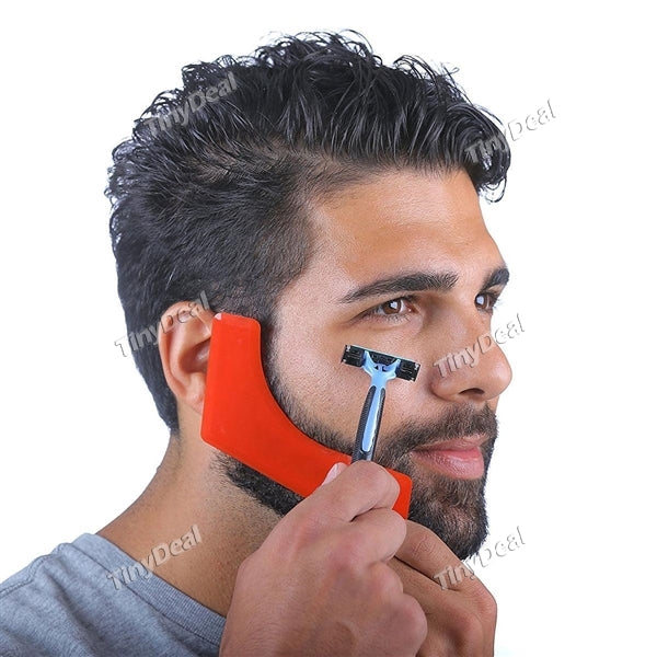 Beard Styling Template for Men Fits All Curve Cut Step Cut Neckline and Goatee Beard Shaping Tool