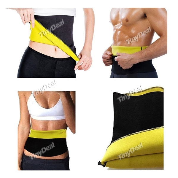 1/2/4 pcs Thermo Sweat Shapers Slimming Belt Sauna Waist Cincher Girdle for Weight Loss Women and Men