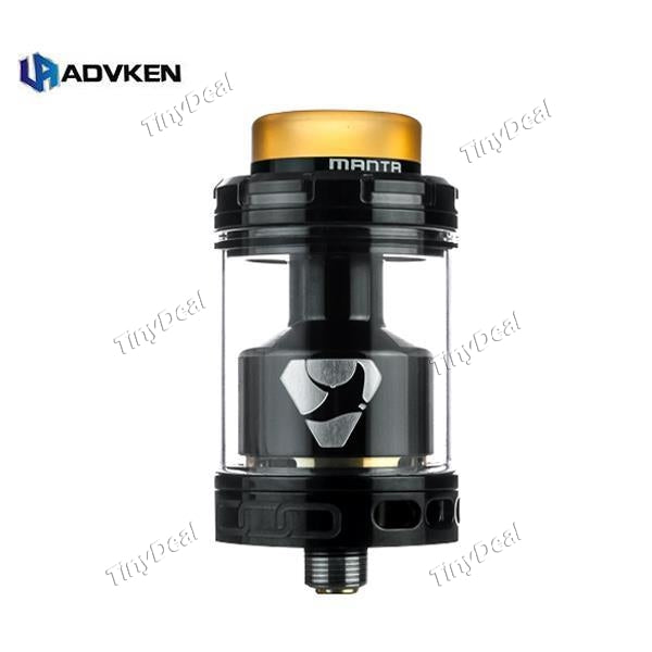 Authentic ADVKEN MANTA RTA 3ml 4.5mL 24mm Rebuildable Tank Atomizer - Black