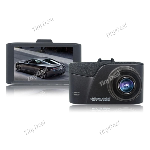 CT611 1080P High-speed Driving Recorder 170 Degrees Gold Wide-angle Car DVR Sports DV 3-inch Screen
