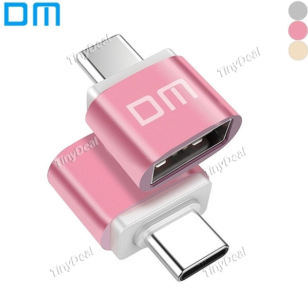 DM Type-C Adapter USB C Male to USB2.0 Femail USB OTG Converter for Devices with Type-C Interface