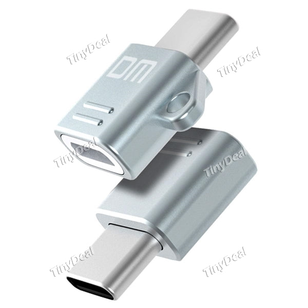 DM Micro USB Female to Type C-M2 Male Port OTG Charging Adapter Connector Convertor for Huawei Xiaomi Tablets